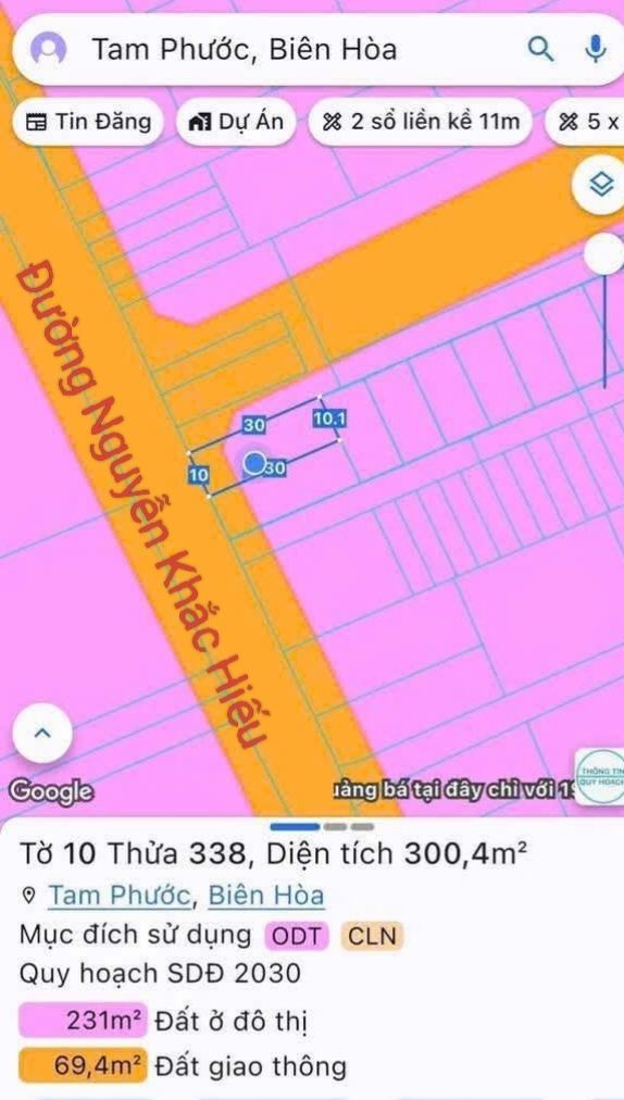 Đất Vàng 300m² Mặt Tiền Nguyễn Khắc Hiếu, Long Thành - Kinh Doanh Đắc Lợi