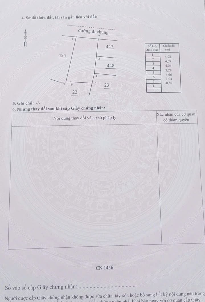 Bán đất Khối 22 Hoàng Văn Thụ 57m² giá 750 triệu - Sổ đỏ chính chủ