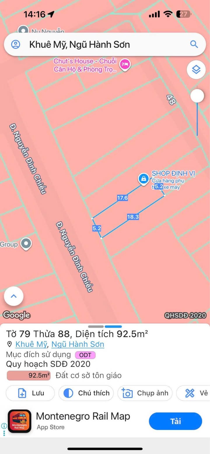 Đất nền Nguyễn Đình Chiểu, Sơn Trà 90m² - Tiềm năng tăng giá vượt trội!