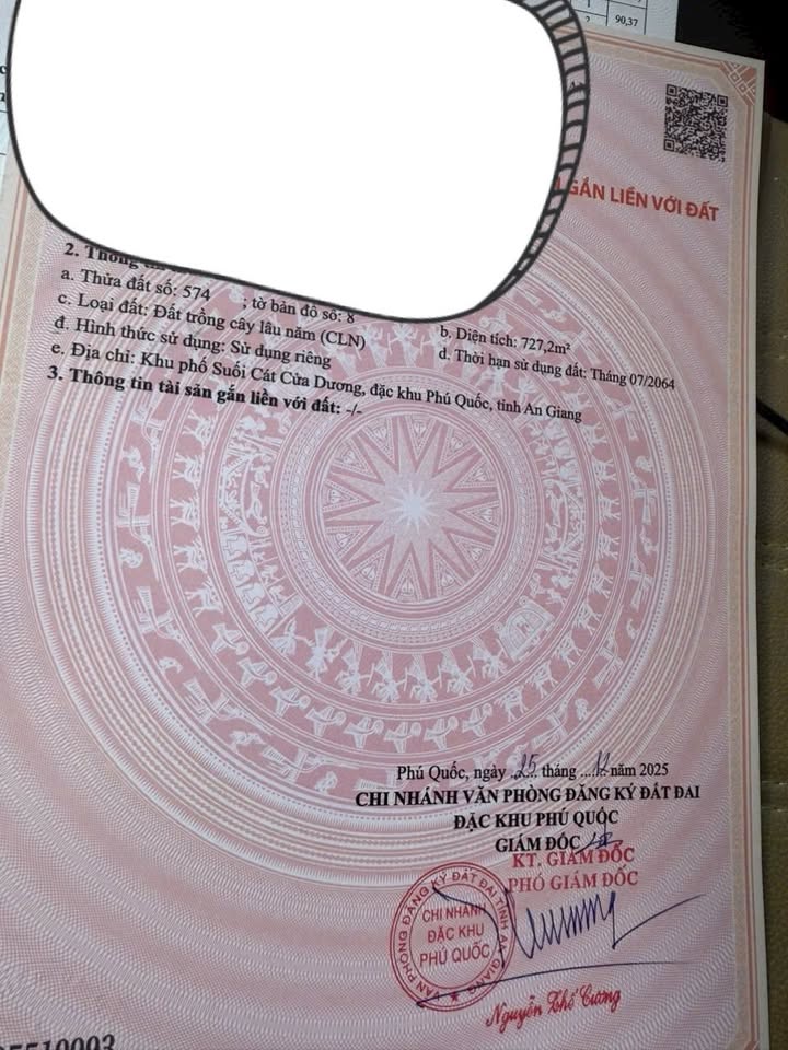 Bán Gấp Đất Nền Phú Quốc 720m² - Sổ Đỏ Rõ Ràng, Tiềm Năng Sinh Lời Cao