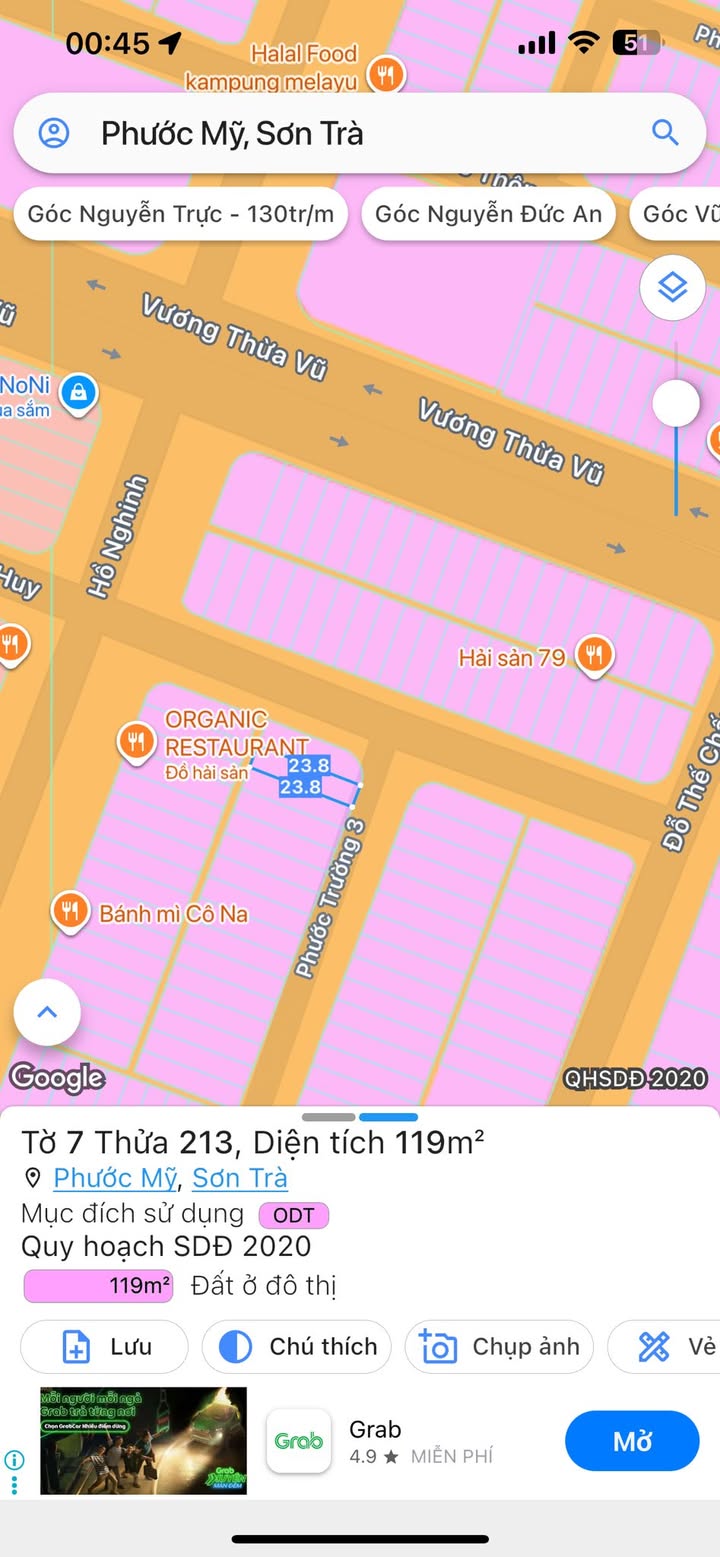 Đất nền Ngô Quang Huy, Sơn Trà 122.5m² - Tiềm năng tăng giá vượt trội!