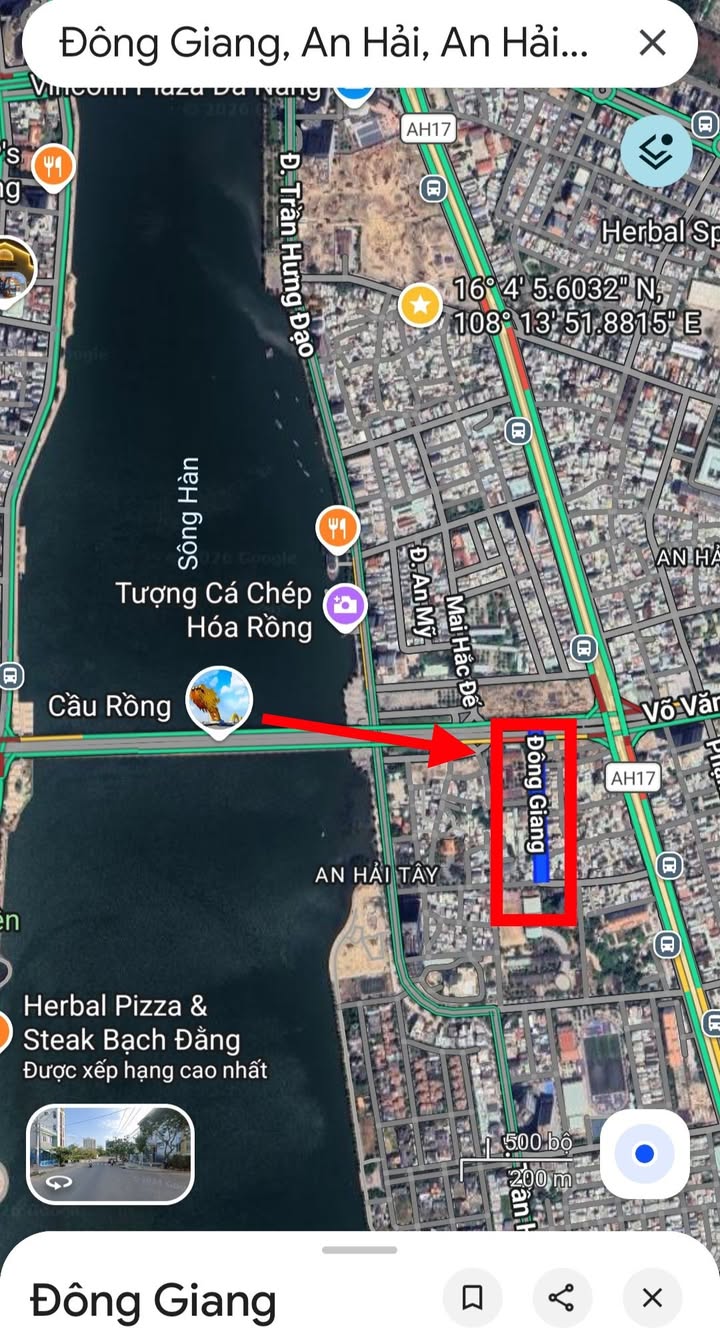 Nhà Mặt Tiền Mỹ An, Đà Nẵng - 73.5m², 15.5 Tỷ, Sát Cầu Rồng