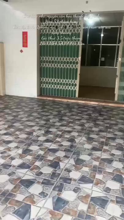 Cho thuê nhà nguyên căn Hòa Thành, Tây Ninh - 2PN, Sân rộng thoáng, 3.5 triệu/tháng