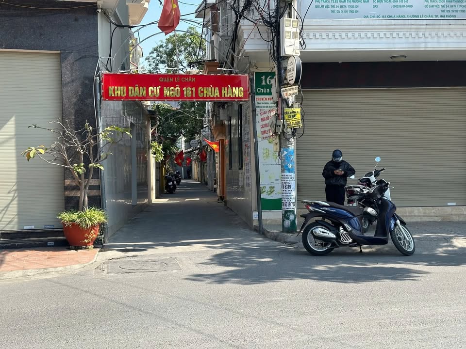 Đất mặt ngõ Chùa Hàng, Lê Chân 51,4m² - Ô tô vào tận nơi!