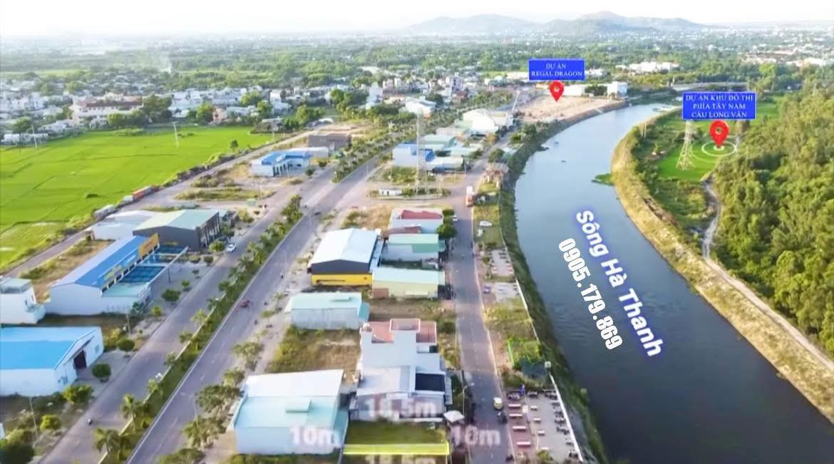 Đất nền Long Vân Quy Nhơn 185m² - Sổ đỏ chính chủ, view sông