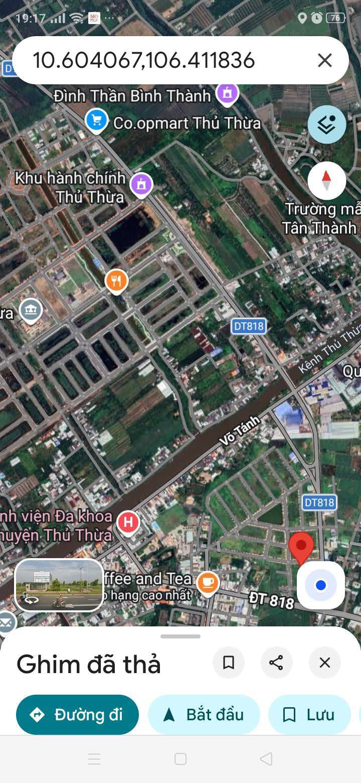 Bán Nền Thổ Cư 100m² KDC Tây Nam Long An - Sổ Sẵn, Giá 1.35 Tỷ