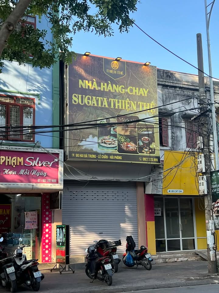Nhà phố cho thuê Hai Bà Trưng, Lê Chân 80m² - Mặt tiền kinh doanh tốt!