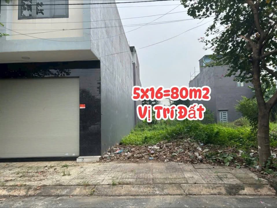 Đất nền Trảng Bàng 80m² - Sổ hồng riêng, xây dựng tự do!