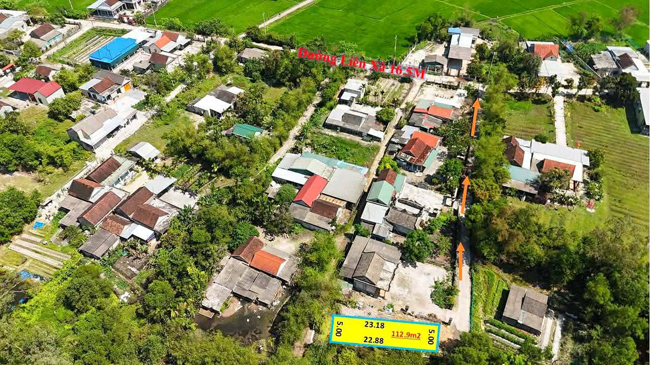 Đất nền Thôn Ba Lăng, Phú Hồ 112.9m² - Pháp lý rõ ràng