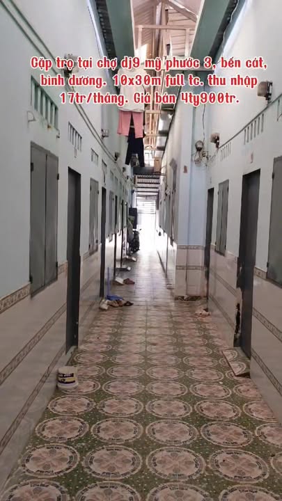 Bán Cặp Trọ Mỹ Phước 3, Bình Dương - 300m², Thu Nhập 17 Triệu/Tháng