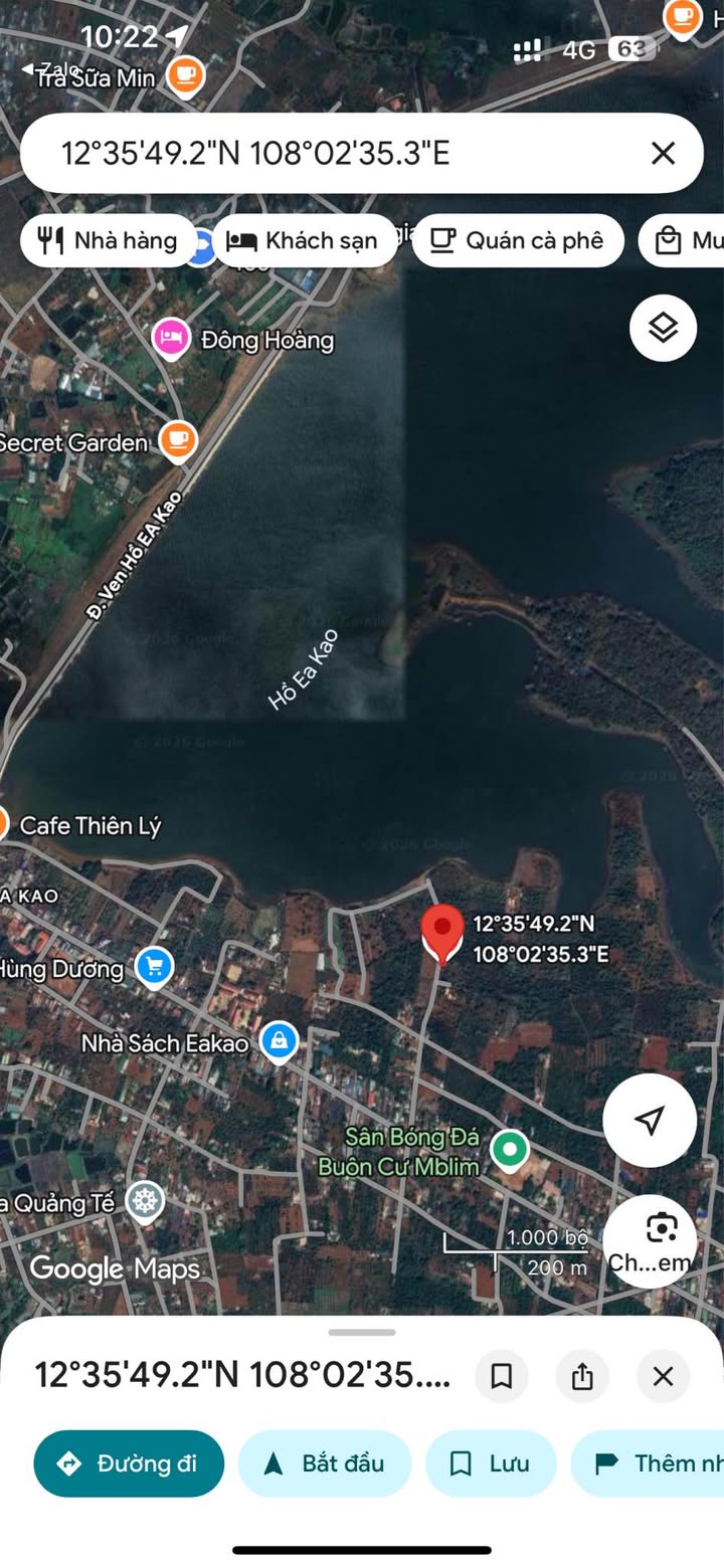 Đất Đắk Lắk - 1020m² Ngay Hồ Eakao - Sổ Nông Nghiệp Giá 1.25 Tỷ