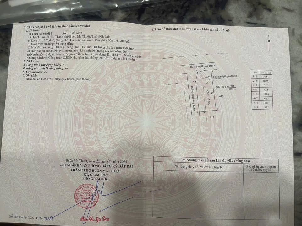 Đất nền Phường Tân An 168m² giá 1.7 tỷ - Lô góc 2 mặt tiền cực đẹp!