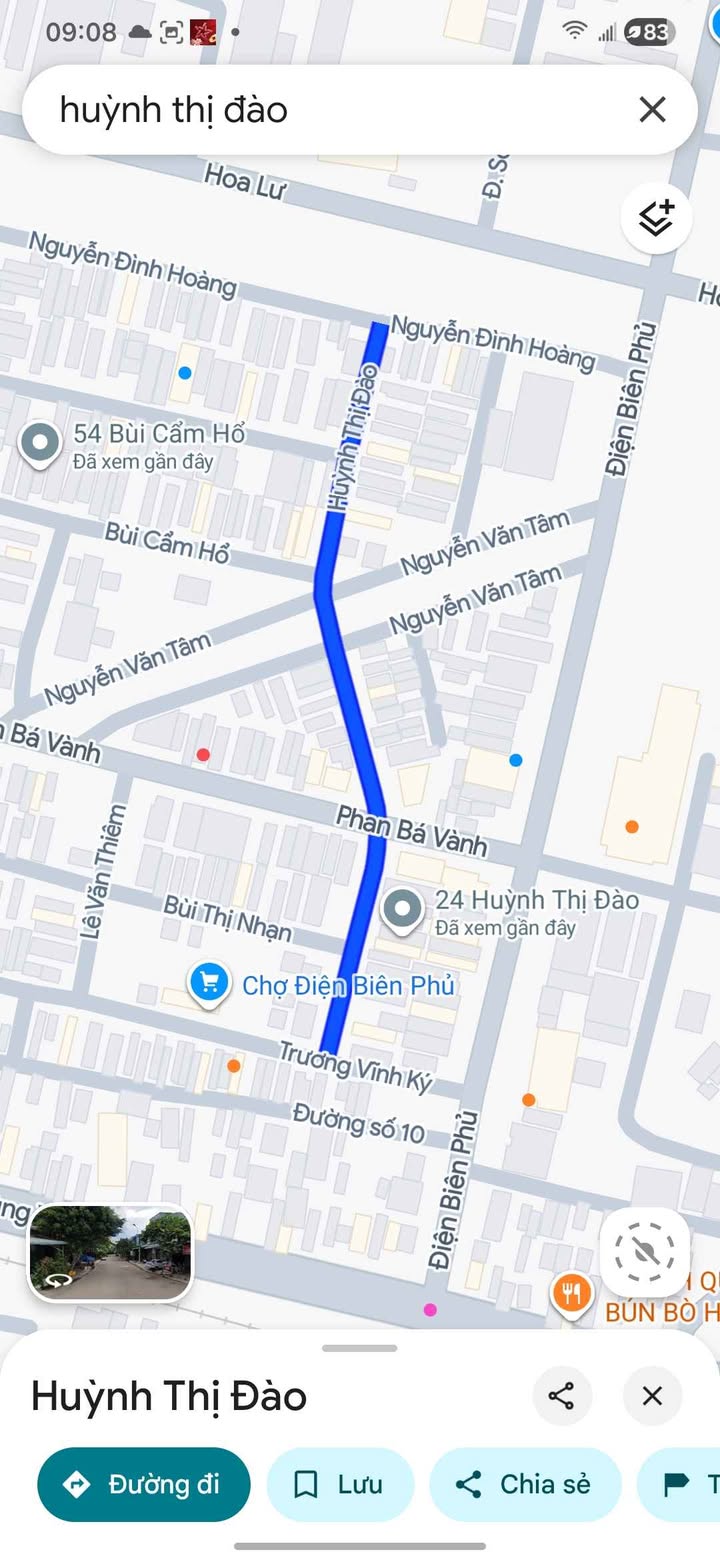 Đất Mặt Tiền Huỳnh Thị Đào, Quy Nhơn - 90m² Giá 4.5 Tỷ