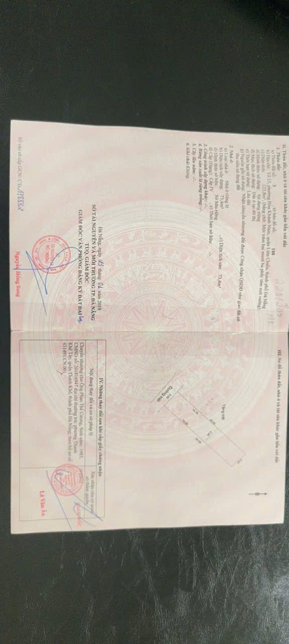 Đất nền Cẩm Lệ Đà Nẵng 124m² sổ vuông, kiệt ô tô - Giá 2 tỷ