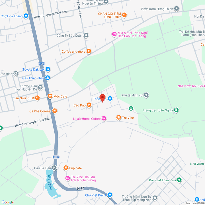 Bán Đất Nền 110m² Hẻm 205 Nguyễn Thái Bình, Buôn Ma Thuột - Giá 990 Triệu