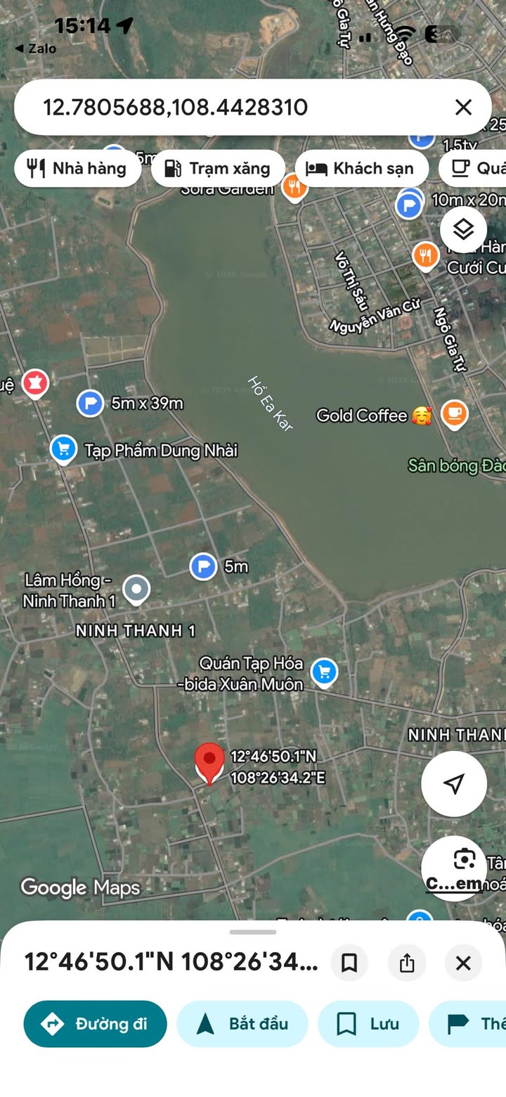 Đất nền Ea Kmut, Đắk Lắk 352m² - Sổ đỏ sẵn, giá 650 triệu