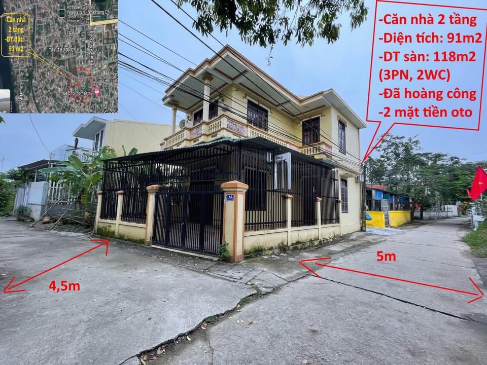 Nhà riêng Lại Thế 91m² - Ô tô vào tận nhà, sổ hồng sẵn!