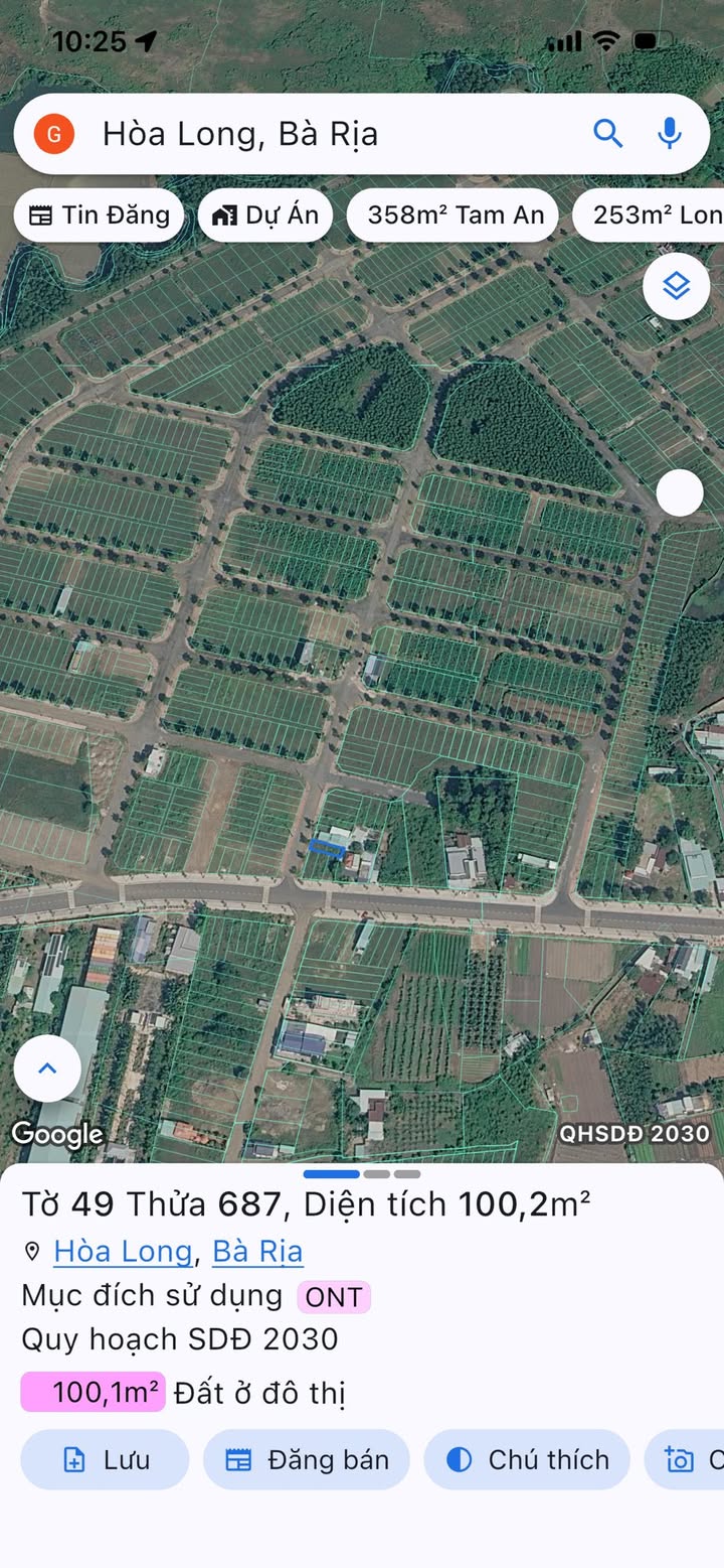 Đất nền Xã Hoà Long Bà Rịa 100m² - Đất thổ cư 100%!