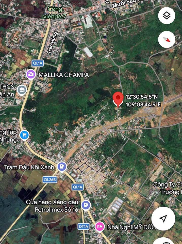 Đất thổ cư 276m² Ninh Hòa - Ngang 9.3m, Sổ đỏ, Giá 1.93 tỷ