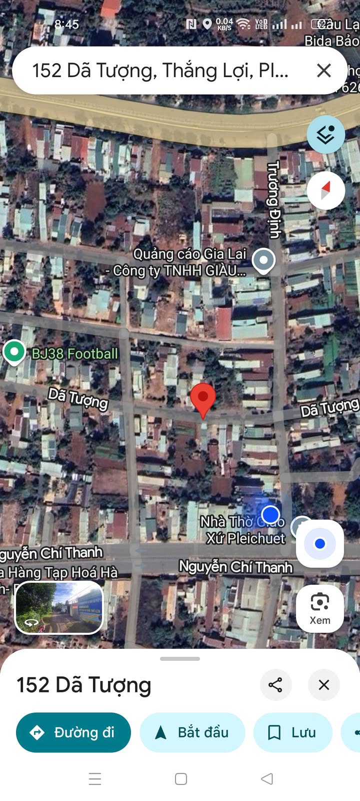 Nhà phố Dã Tượng Pleiku 133m² giá 900 triệu - Mặt tiền kinh doanh đắc địa!