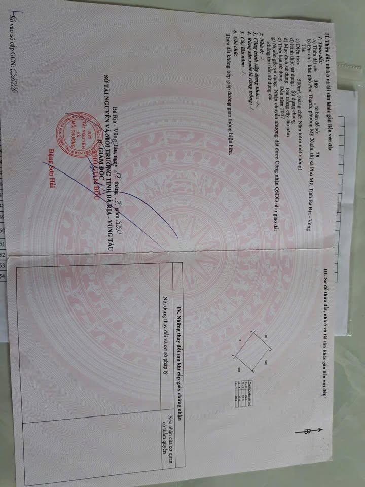 Đất nền Phú Mỹ 500m² giá 850 triệu - Tiềm năng tăng giá vượt trội!