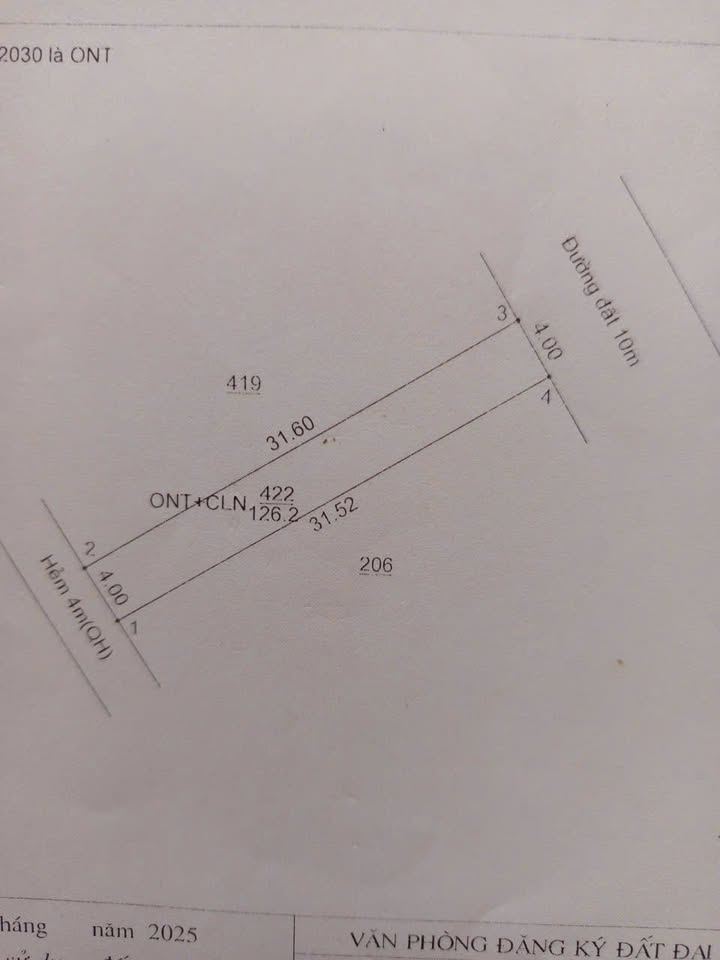 Đất Thổ Cư 128m² Hẻm Nguyễn Văn Linh, Tây Ninh - Giá Tốt 450 Triệu