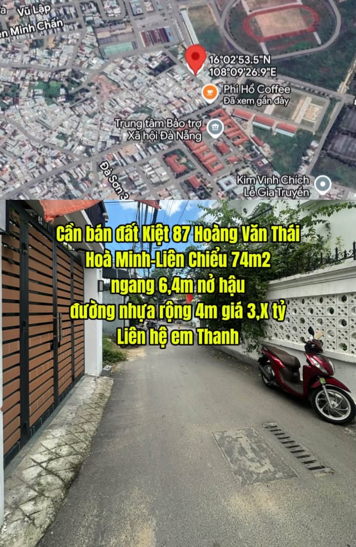 Đất nền Liên Chiểu Đà Nẵng 74m² - Tiềm năng tăng giá vượt trội!