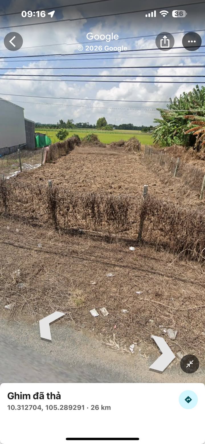 Đất nền mặt tiền Kênh H, Long Xuyên - 380m² - Giá 1 tỷ