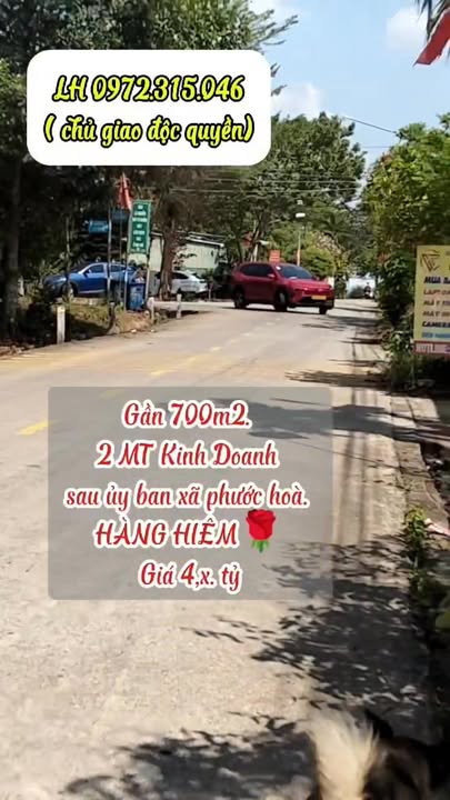 Đất Bình An Dĩ An 700m² 4 tỷ - Tiềm năng tăng giá 2 mặt tiền