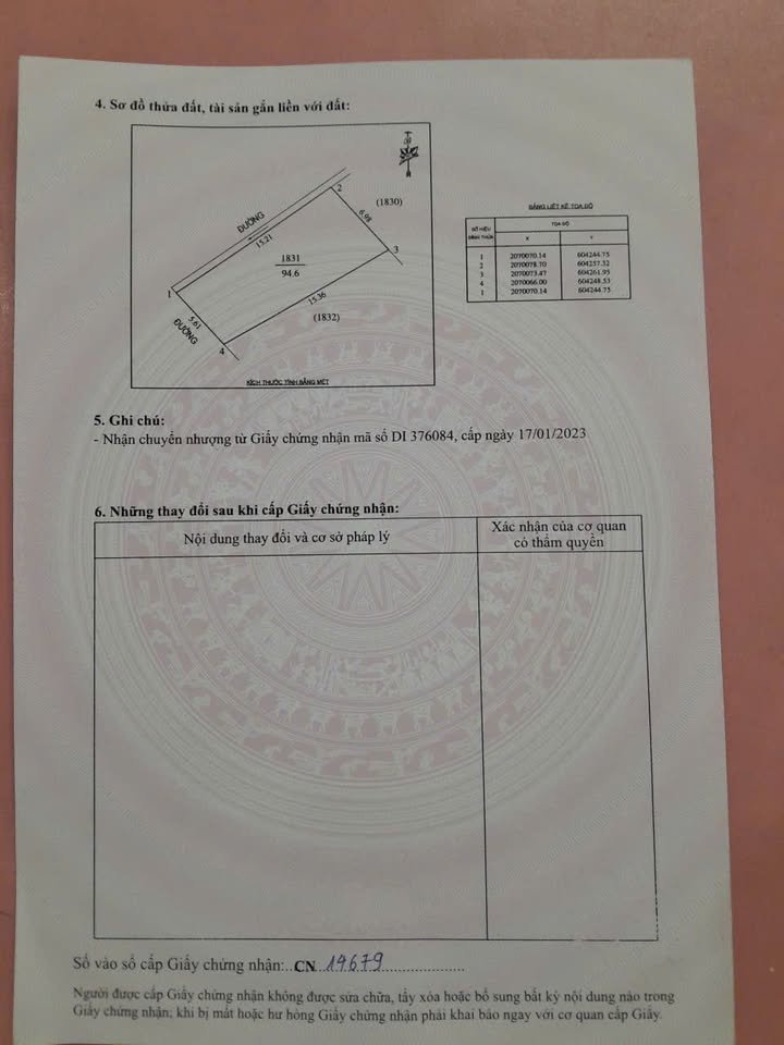 Đất Lô Góc Nghi Lộc 95m² - Hướng Tây Nam, Sổ Đỏ Chính Chủ