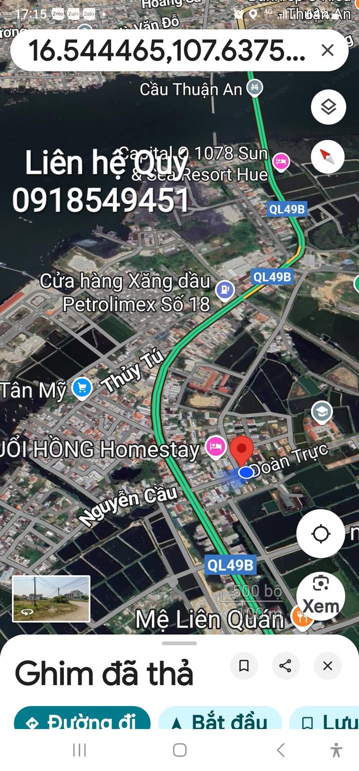 Đất Nền 2 Mặt Tiền Đoàn Trực, Huế - 300m² Kinh Doanh Đắc Lợi