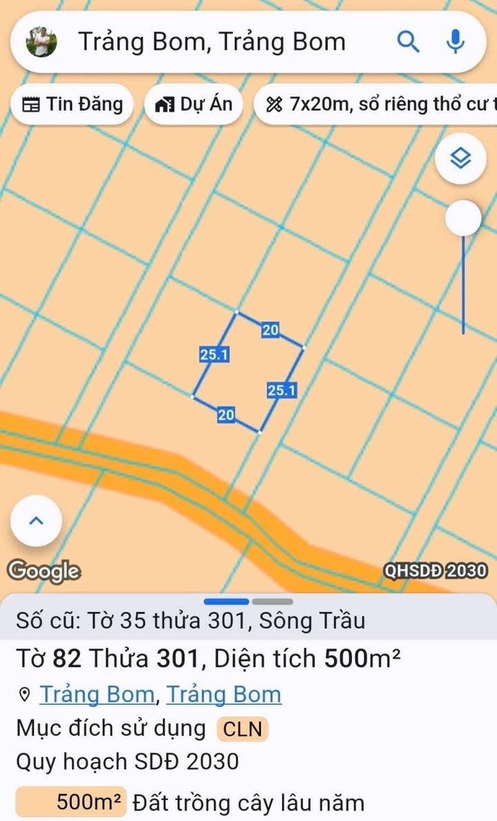 Đất Sổ Riêng 500m² Đồng Nai - Giá Chỉ 6xx Triệu