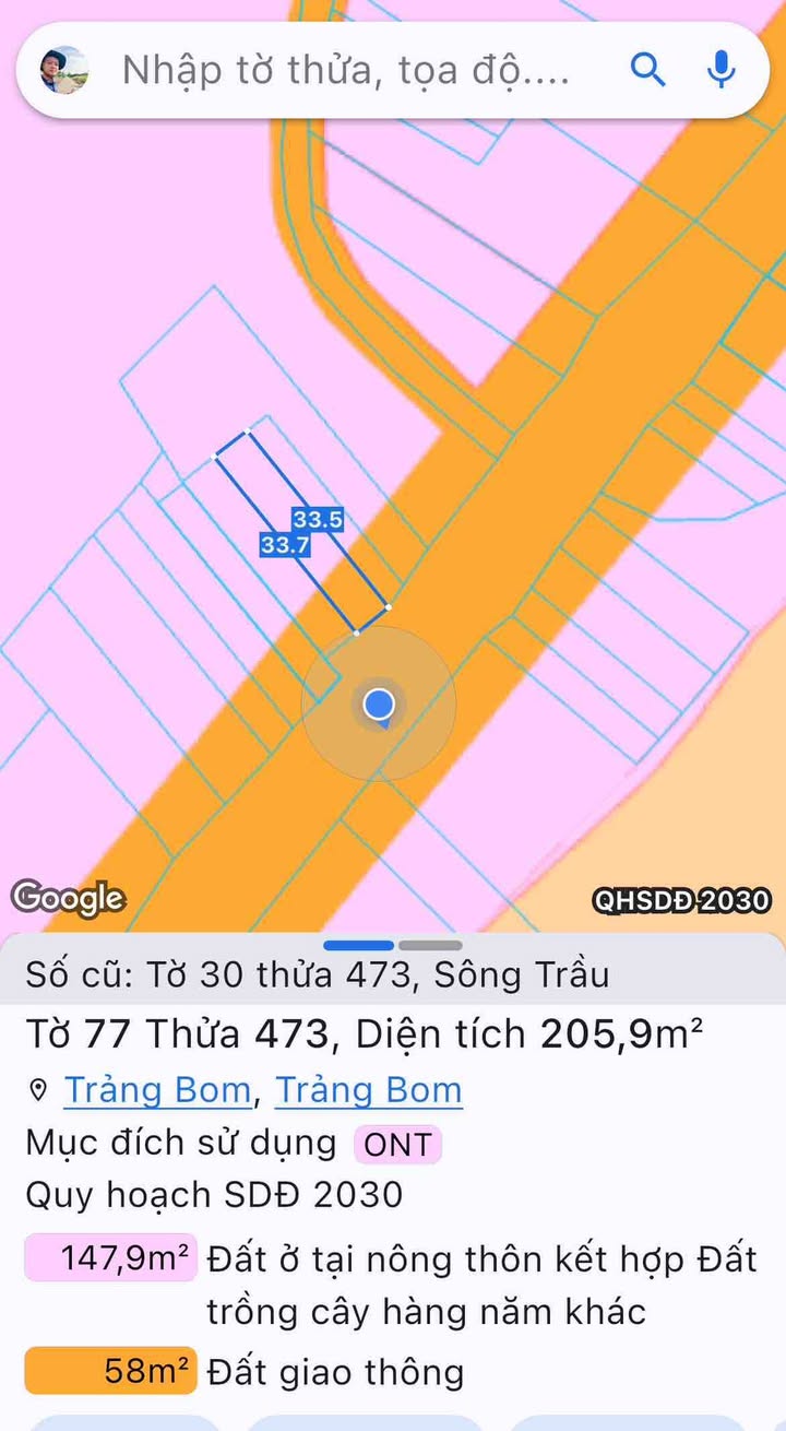 Mặt Tiền Kinh Doanh Nguyễn Hoàng 205m² - Giá Tốt Đồng Nai