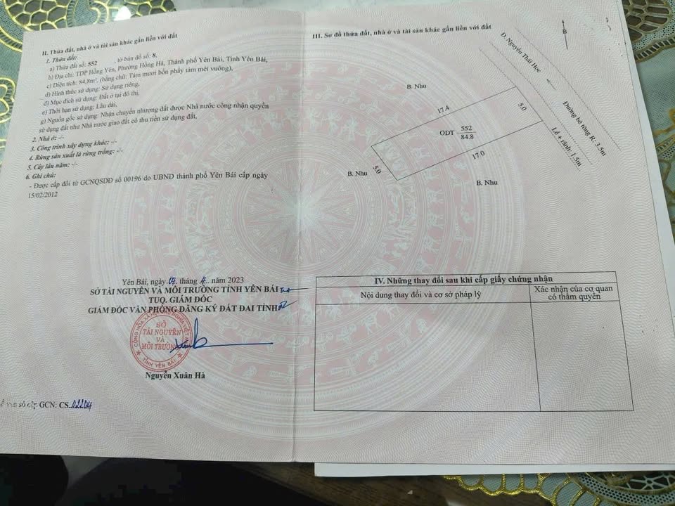 Đất nền Yên Bái 80m² giá 800 triệu - Sổ đỏ chính chủ, ô tô vào tận nơi