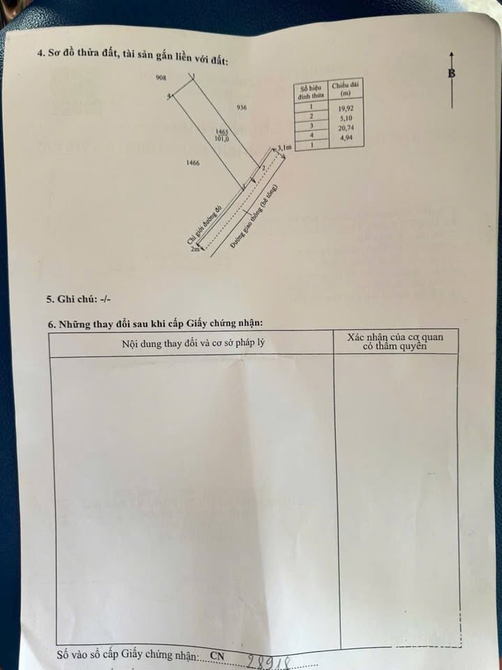 Đất nền Cần Giuộc 101m² - Sổ sẵn, giá 800 triệu, ô tô vi vu