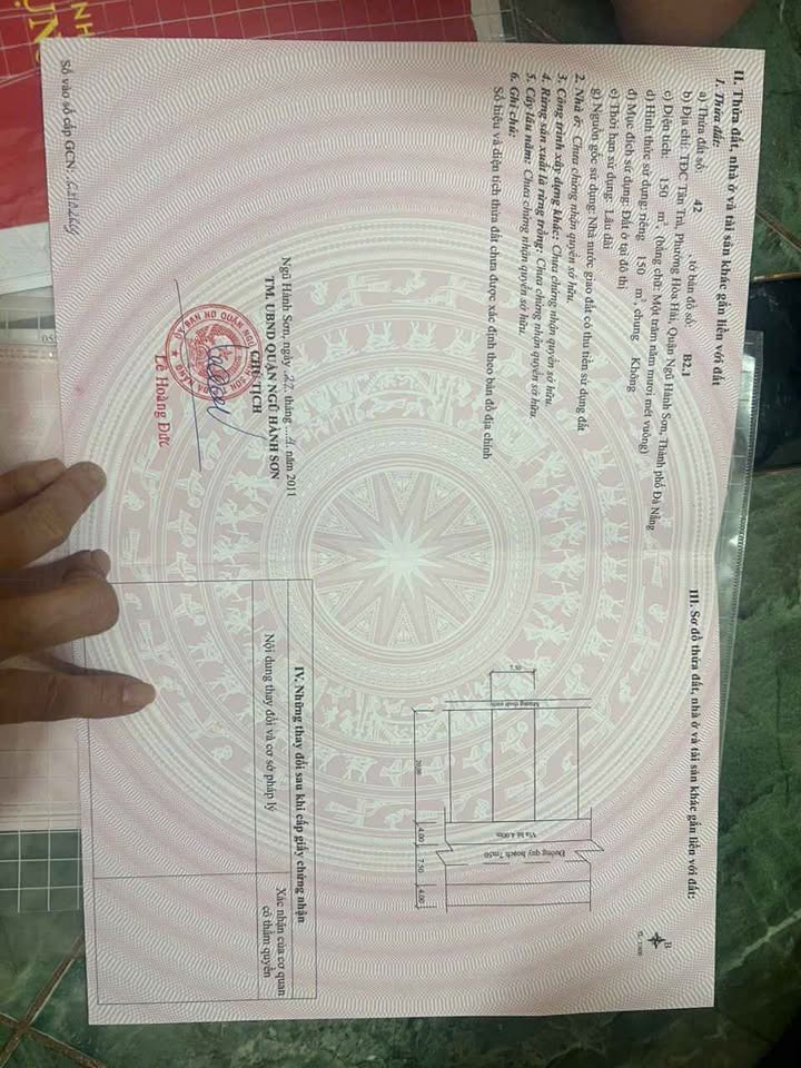 Đất nền Tân Trà Đà Nẵng 150m² 9 tỷ - Đường to ô tô