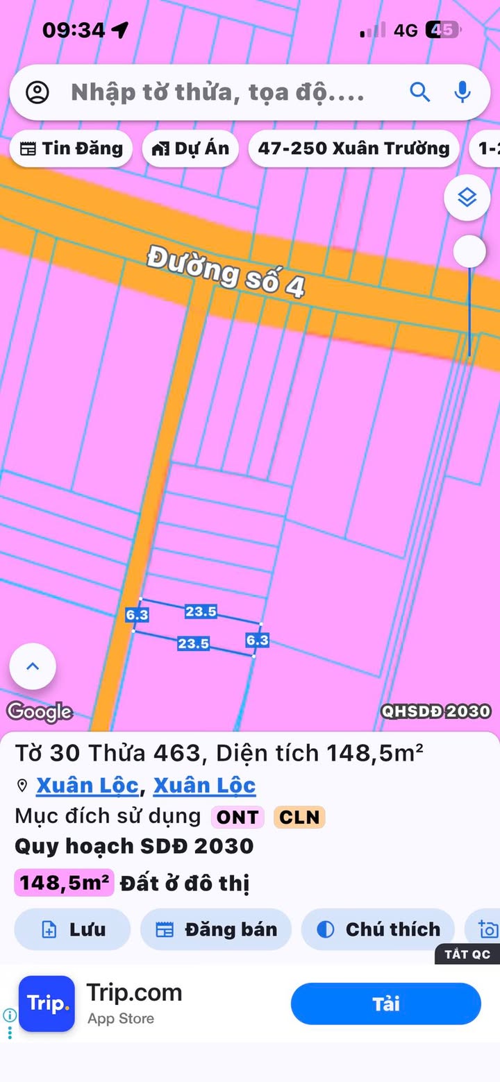 Đất Nền Xuân Lộc 151m² - Sổ Hồng Thổ Cư, Giá Tốt