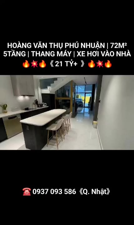 Nhà phố Hoàng Văn Thụ, Phú Nhuận 72m² - Ô tô vào tận nhà!
