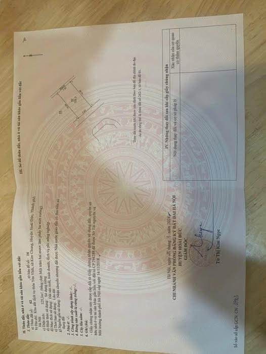 Bán đất dịch vụ Yên Sở, Hoài Đức 125.3m² - Tiềm năng sinh lời cao