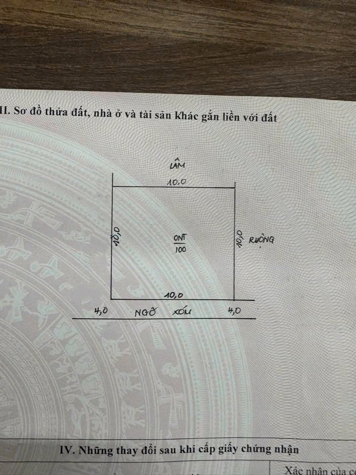 Bán Đất Đông Sơn, Chương Mỹ 100m² Sổ Đỏ Vuông Vắn, Giá Hơn 2 Tỷ