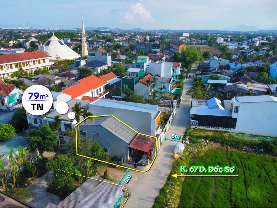 Nhà 80m² Kiệt Lý Thái Tổ, Huế - 3PN, Sổ Hồng Riêng, Giá 1.9 Tỷ