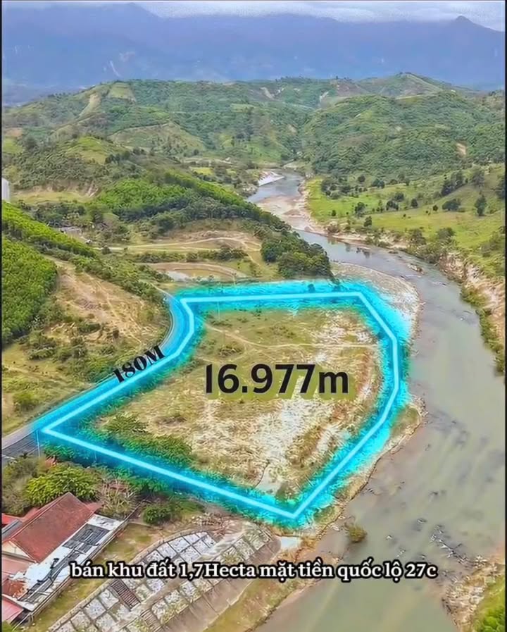 Đất Vườn 16.977m² Mặt Tiền QL 27C Khánh Vĩnh - Giá 19.5 Tỷ