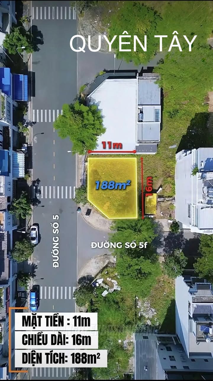 Đất nền Tây Sông Hậu Hà Tiên 188m² 6.3 tỷ - Tiềm năng tăng giá