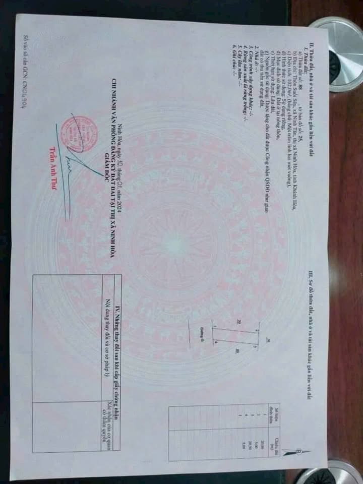 Lô đất Ninh Tân Ninh Hòa 102m² giá 275 triệu - Đất thổ cư 100%