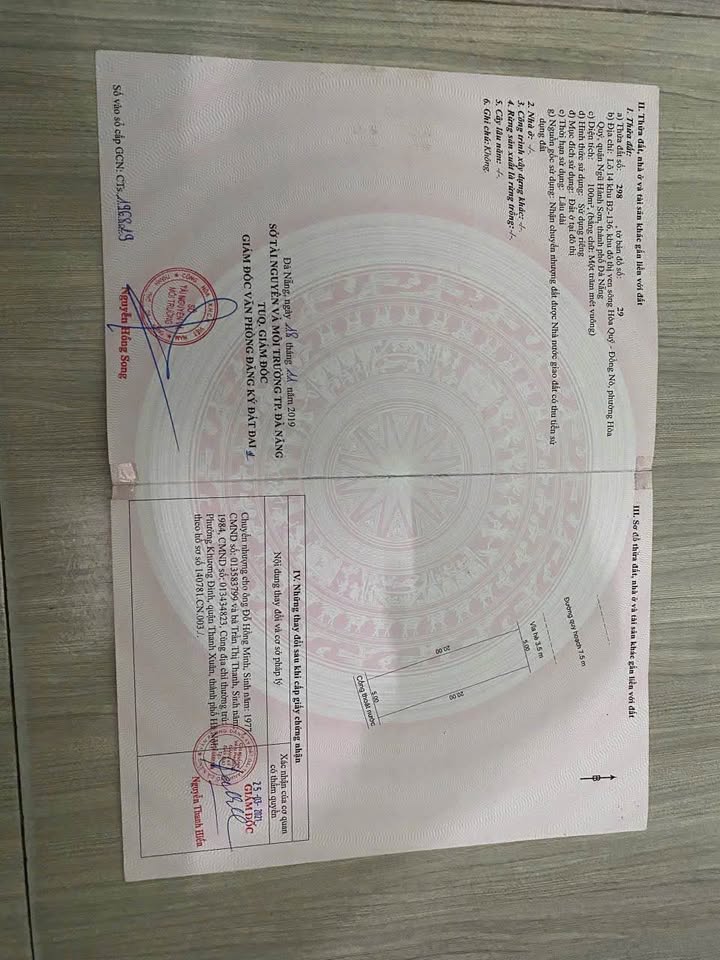 Đất nền Đầm Sen Đà Nẵng 100m² - Hướng Tây Bắc, Giá 6.15 tỷ