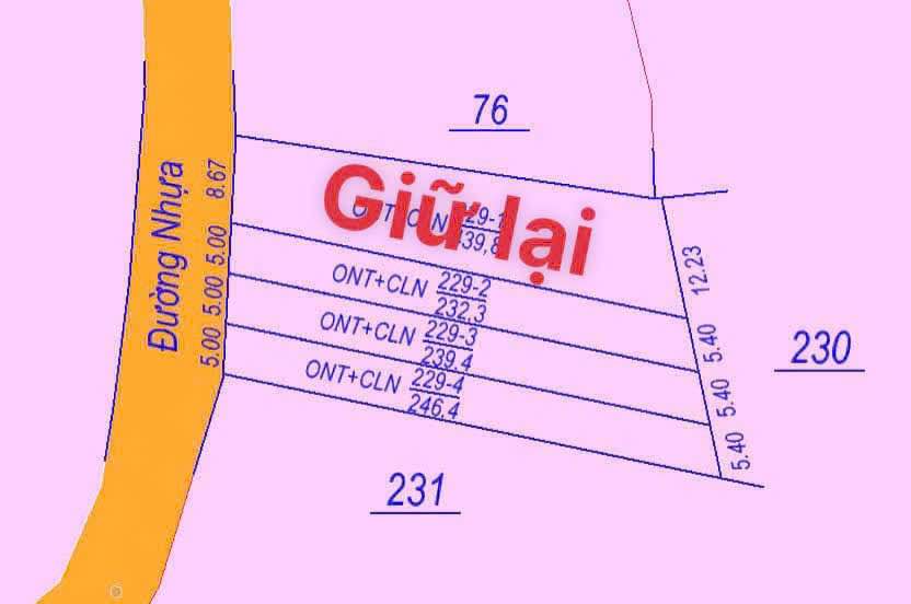 Đất nền Khánh Hiệp 237m² – Sổ đỏ chính chủ, đường ô tô vào tận nơi!