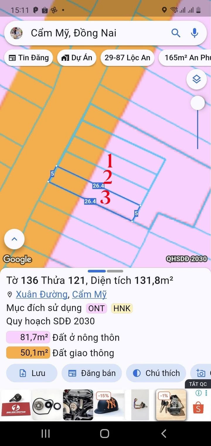 Đất Nền Long Thành 82m² - Gần Sân Bay, Giá 1.8 Tỷ/Nền