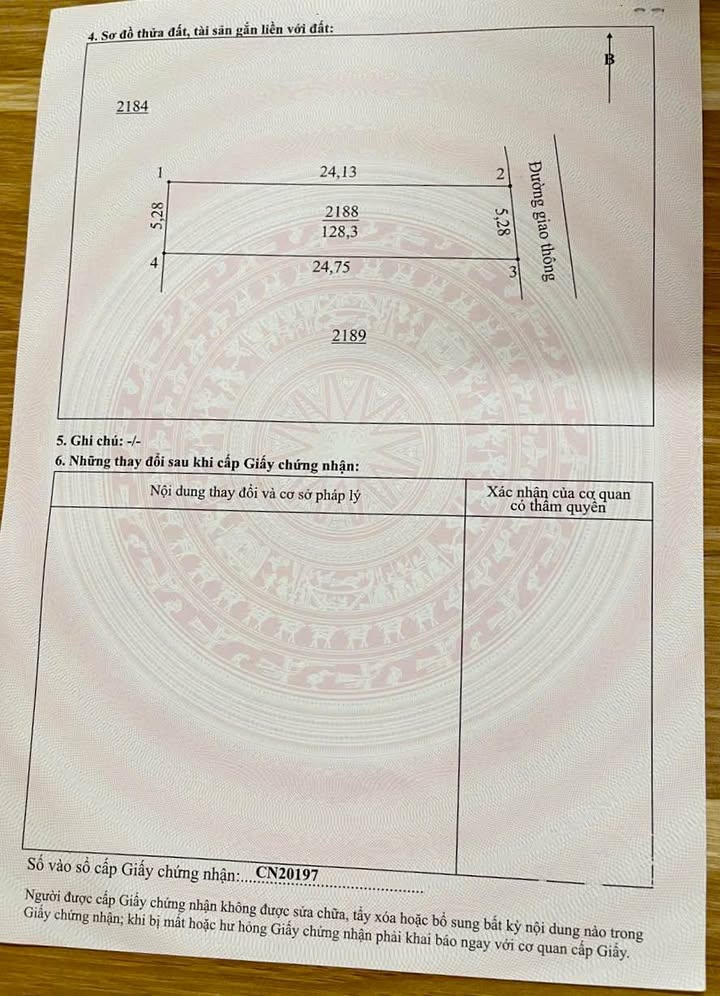 Đất nền Phổ Yên 128m² giá thỏa thuận - Đất thổ cư 100%