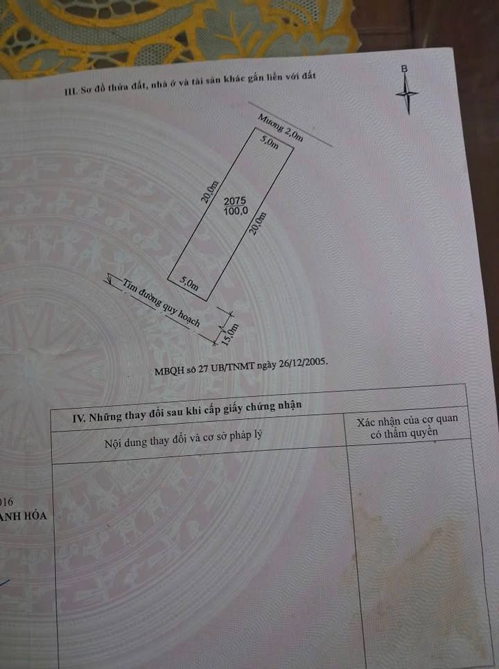 Đất nền Quảng Đông, Thanh Hóa 100m² - Tiềm năng tăng giá vượt trội!