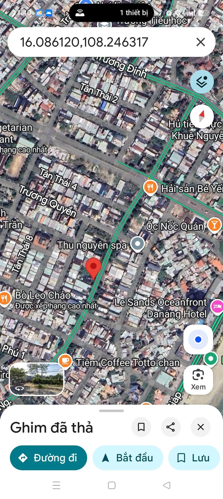 Mặt bằng kinh doanh 135m² đường Nguyễn Sáng, Đà Nẵng - Vị trí đắc địa